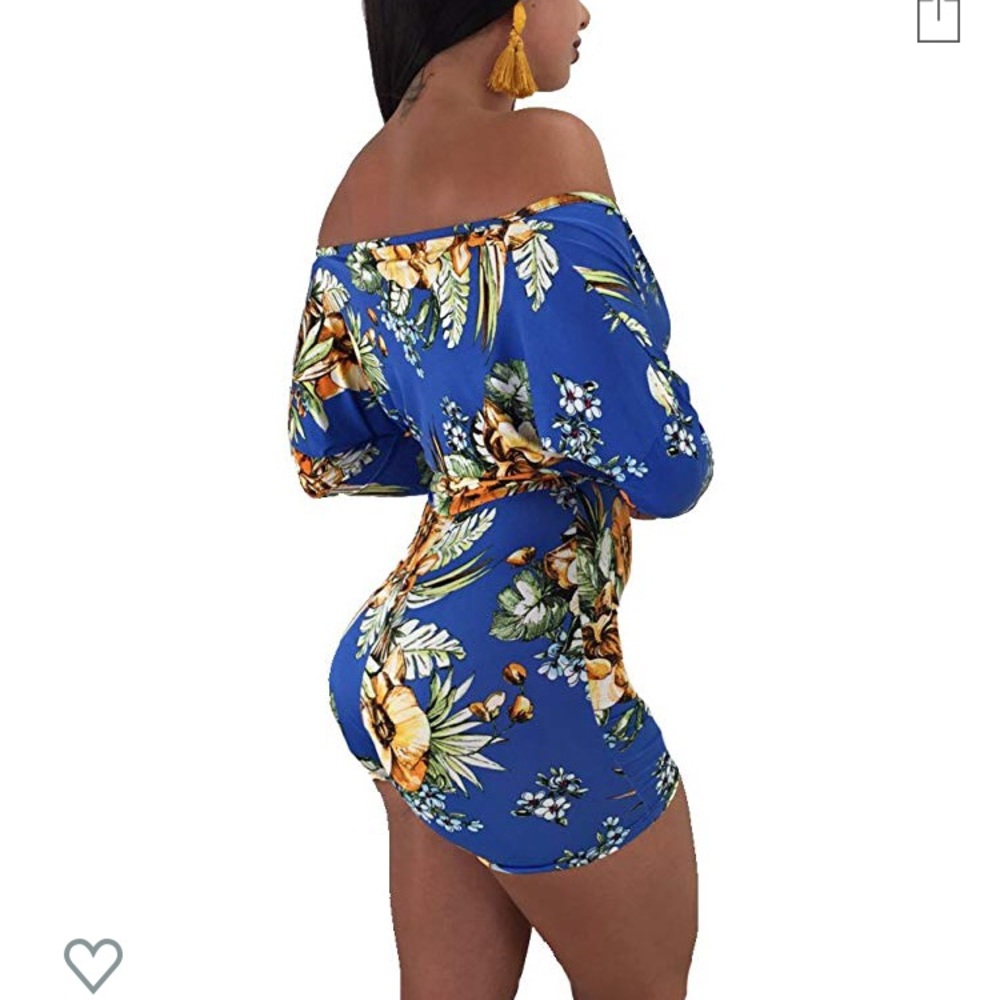 One piece floral romper